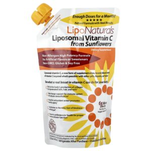 Lipo Naturals Vitamina C Lipossomal de Girassóis 443 ml (15 fl oz)
