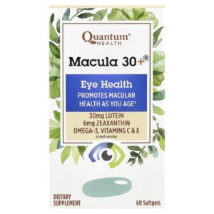 Quantum Health Macula 30+® Saúde Ocular 60 Cápsulas Softgel