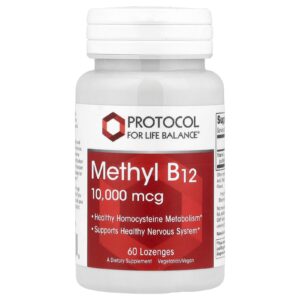 Protocol for Life Balance Metil B12 10.000 mcg 60 Pastilhas