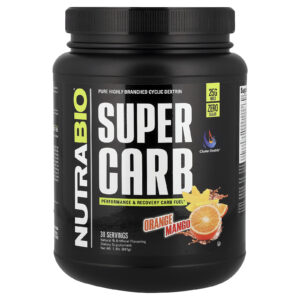 NutraBio Super Carb Laranja e Manga 841 g (19 lb)