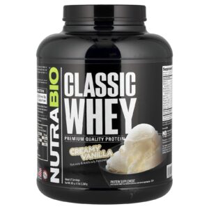 NutraBio Proteína Whey Clássica Baunilha Cremosa 2.268 g (5 lbs)