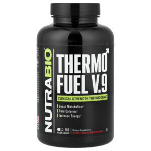 NutraBio Thermo Fuel V.9 180 Cápsulas Vegetais