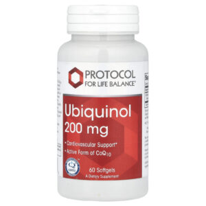 Protocol for Life Balance Ubiquinol 200 mg 60 Cápsulas de Softgel