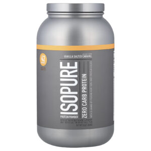 Isopure Proteína em Pó Zero Carb Caramelo Salgado e Baunilha 136 kg (3 lb)