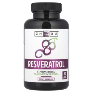 Zhou Nutrition Resveratrol 60 Cápsulas Vegetais