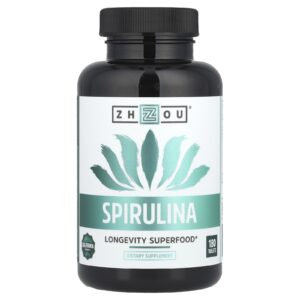 Zhou Nutrition Espirulina 180 Comprimidos