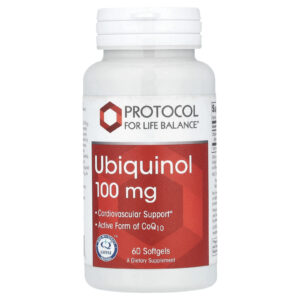 Protocol for Life Balance Ubiquinol 100 mg 60 Cápsulas Gelatinosas
