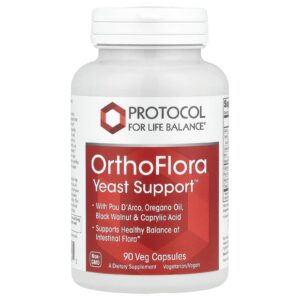 Protocol for Life Balance OrthoFlora Suporte para Levedura 90 Cápsulas Vegetais