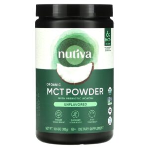 Nutiva TCM em Pó Orgânico Sem Sabor 300 g (106 oz)