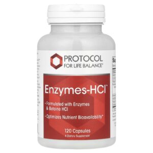 Protocol for Life Balance Enzimas-HCI 120 Cápsulas