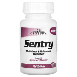 21st Century Sentry Women Suplemento Multivitamínico e Multimineral 120 Comprimidos