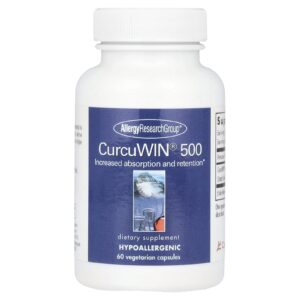 Allergy Research Group CurcuWIN® 500 500 mg 60 Cápsulas Vegetarianas