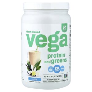 Vega Proteína à Base de Plantas e Verduras Baunilha 614 g (1 lb 57 oz)