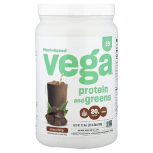 Vega Proteína à Base de Plantas e Verduras Chocolate 618 g (1 lbs)