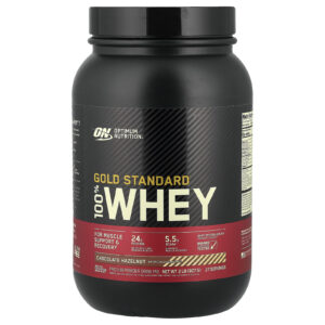 Optimum Nutrition Gold Standard 100% Whey Avelã com Chocolate 907 g (2 lb)