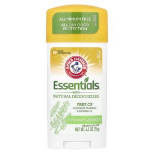 Arm & Hammer Essentials™ com Desodorizantes Naturais Desodorante Alecrim e Lavanda 71 g (25 oz)