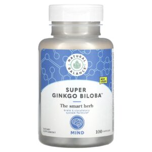 Natural Balance Super Ginkgo Biloba 100 Cápsulas