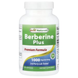 Best Naturals Berberina Plus 120 Cápsulas
