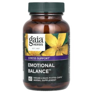 Gaia Herbs Emotional Balance 60 Phyto-Caps Líquidas Veganas