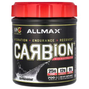 ALLMAX CARBion + com Eletrólitos Sem Sabor 700 g (247 oz)