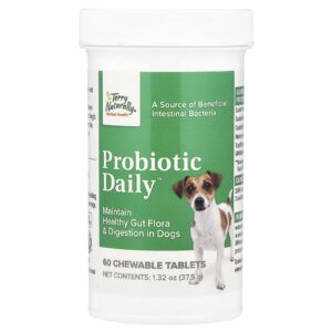 Terry Naturally Probiotic Daily™ Para Cães 60 Comprimidos Mastigáveis 375 g (132 oz)