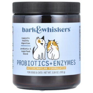 Dr. Mercola Cascas e Bigodes Probióticos + Enzimas Para Cães e Gatos 102 g (359 oz)