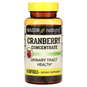 Mason Natural Concentrado de Cranberry 90 Cápsulas Softgel