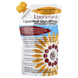 Lipo Naturals Complexo Antioxidante Lipossômico de Glutationa com Setria 443 ml (15 oz)