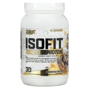 Nutrex Research Proteína IsoFit Bananas Foster 990 g (218 lbs)