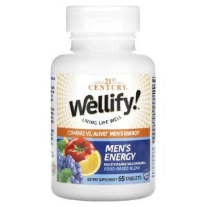 21st Century Wellify! Energia Masculina Multivitamínico Multimineral 65 Comprimidos