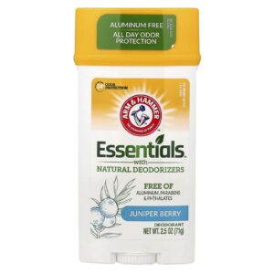 Arm & Hammer Essentials com Desodorantes Naturais Desodorante Baga de Zimbro Puro 71 g (25 oz)