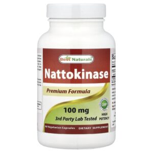 Best Naturals Nattokinase 100 mg 90 Cápsulas Vegetarianas