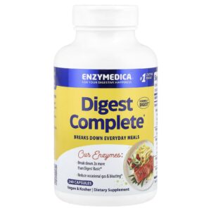 Enzymedica Digest Complete Enzyme Formula 240 Cápsulas