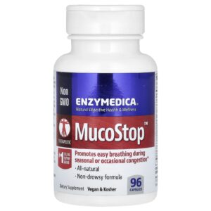 Enzymedica MucoStop 96 Cápsulas