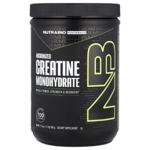 NutraBio Performance Creatina Mono-hidratada Micronizada 500 g (11 lb)