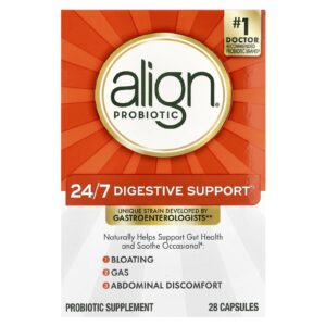 Align Probiotics Auxílio Digestivo 24 Horas Suplemento Probiótico 28 Cápsulas