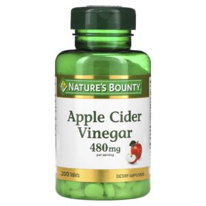 Natures Bounty Vinagre de Sidra de Maçã 200 Comprimidos (240 mg por Comprimido)