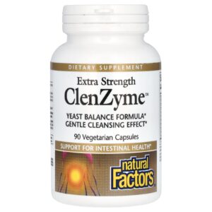 Natural Factors ClenZyme 90 Cápsulas Vegetarianas