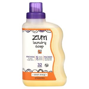ZUM Sabão para Lavar Roupas Laranja Doce 094 l (32 fl oz)