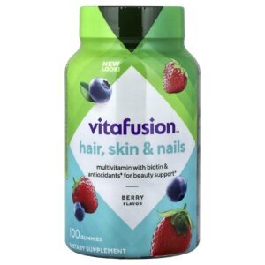 VitaFusion Gomas para Cabelos Pele e Unhas Fruto Silvestre 100 Gomas