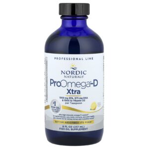 Nordic Naturals ProOmega®-D Xtra Ótimo Limão 237 ml (8 fl oz)