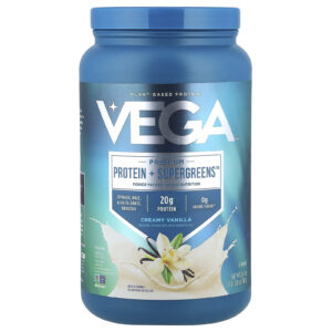 Vega Premium Protein + Supergreens™ Baunilha Cremosa 760 g (1 lb 108 oz)