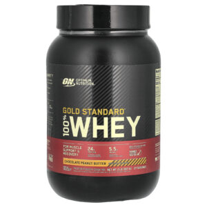 Optimum Nutrition Gold Standard® 100% Whey Manteiga de Amendoim com Chocolate 907 g (2 lb)
