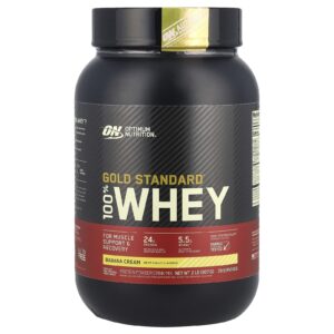 Optimum Nutrition Gold Standard 100% Whey Creme de Banana 907 g (2 lb)