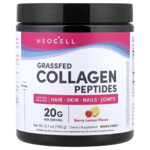 NeoCell Peptídeos de Colágeno de Gado Criado no Pasto Fruto Silvestre e Limão 190 g (67 oz)