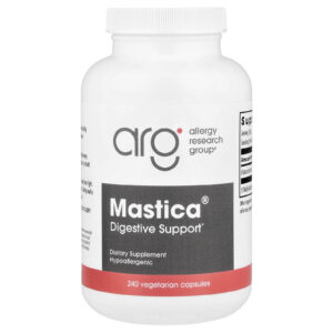 Allergy Research Group Mastica® Mástique de Chios Autêntico 240 Cápsulas Vegetarianas (05 g por Cápsula)