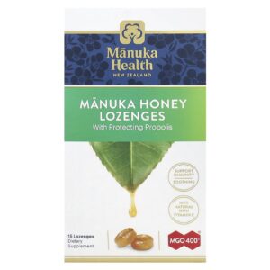 Manuka Health Pastilhas de Mel de Manuka Própolis MGO 400+ 15 Pastilhas