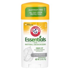 Arm & Hammer Essentials com Desodorantes Naturais Desodorante Sem Fragrância 71 g (25 oz)