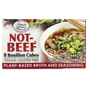 Edward & Sons Cubos de Caldo Not-Beef™ 8 Cubos 88 g (31 oz)