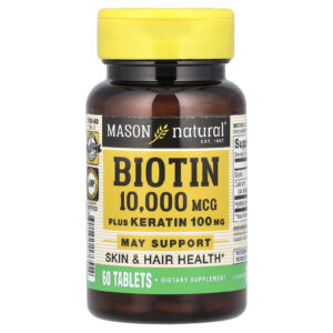 Mason Natural Biotina e Queratina 60 Comprimidos